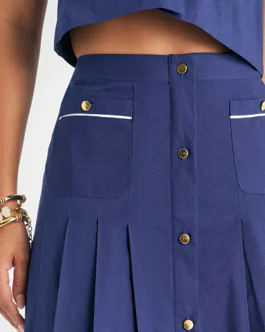 SEROYA Yumi Pleated Midi Skirt | Thumbnail 5 SEROYA Yumi Pleated Midi Skirt | Thumbnail 5