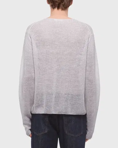 Helmut Lang Men's Waffle-Knit Henley T-Shirt | Thumbnail 3 Helmut Lang Men's Waffle-Knit Henley T-Shirt | Thumbnail 3