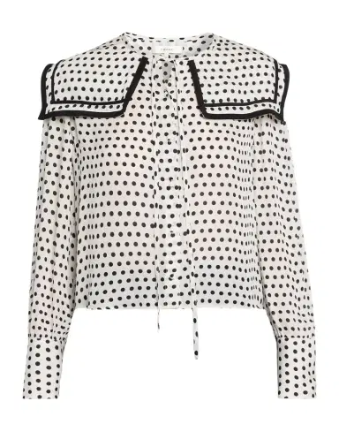 FRAME The Polka Dot Fleet Blouse | Thumbnail 1 FRAME The Polka Dot Fleet Blouse | Thumbnail 1