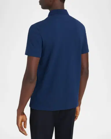 Valentino Garavani en's Vgold Pique Polo Shirt | Thumbnail 2 Valentino Garavani en's Vgold Pique Polo Shirt | Thumbnail 2