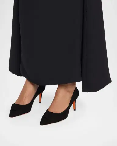 Santoni 65mm Suede Pointed-Toe Pumps | Thumbnail 2 Santoni 65mm Suede Pointed-Toe Pumps | Thumbnail 2