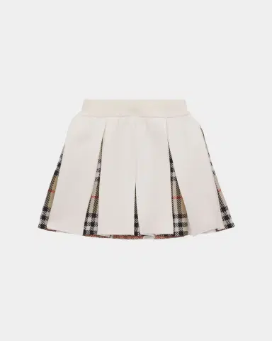 Burberry Kid's Pleated Check Wool-Blend Skirt, Size 12M-3 | Thumbnail 2 Burberry Kid's Pleated Check Wool-Blend Skirt, Size 12M-3 | Thumbnail 2