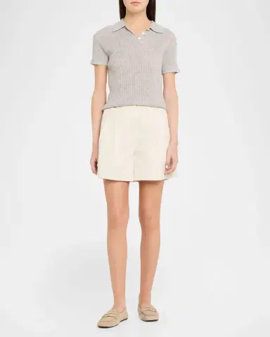 Miu Miu Ruched Suede Penny Loafers | Thumbnail 2 Miu Miu Ruched Suede Penny Loafers | Thumbnail 2