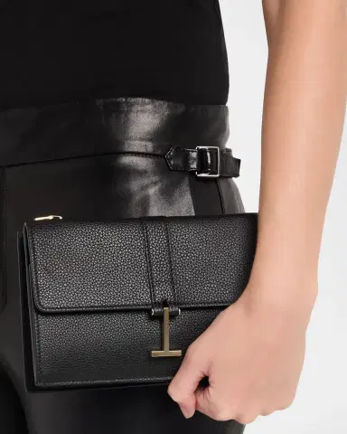 Tom Ford Kara Mini Leather Hanging T Crossbody Bag | Thumbnail 2 Tom Ford Kara Mini Leather Hanging T Crossbody Bag | Thumbnail 2