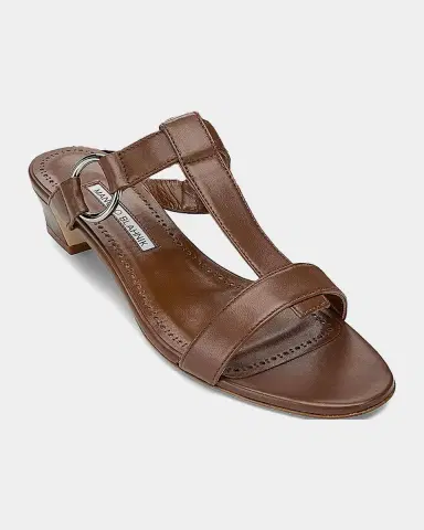 Manolo Blahnik 30mm Mionamu Leather Mule Sandals | Thumbnail 5 Manolo Blahnik 30mm Mionamu Leather Mule Sandals | Thumbnail 5