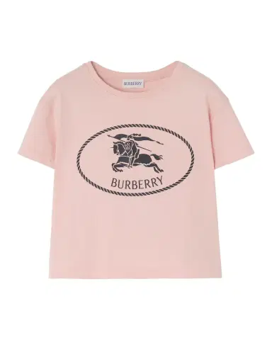 Burberry Girl's Knight Stamp Cotton T-Shirt | Thumbnail 3 Burberry Girl's Knight Stamp Cotton T-Shirt | Thumbnail 3