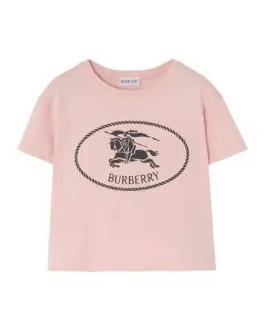 Burberry Girl's Knight Stamp Cotton T-Shirt | Thumbnail 1 Burberry Girl's Knight Stamp Cotton T-Shirt | Thumbnail 1