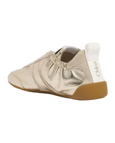 Chloe Kick Mixed Leather Low-Top Sneakers | Thumbnail 1 Chloe Kick Mixed Leather Low-Top Sneakers | Thumbnail 1