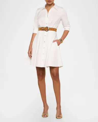 L'Agence Journi Pintucked Shirtdress | Thumbnail 2 L'Agence Journi Pintucked Shirtdress | Thumbnail 2