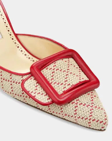 Manolo Blahnik 50mm Maysalebi Gala Buckle Mules | Thumbnail 2 Manolo Blahnik 50mm Maysalebi Gala Buckle Mules | Thumbnail 2