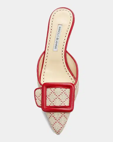 Manolo Blahnik 50mm Maysalebi Gala Buckle Mules | Thumbnail 3 Manolo Blahnik 50mm Maysalebi Gala Buckle Mules | Thumbnail 3