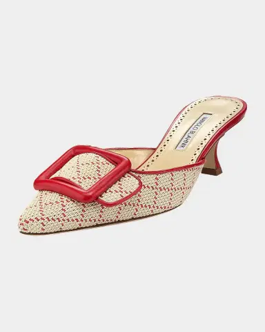 Manolo Blahnik 50mm Maysalebi Gala Buckle Mules | Thumbnail 4 Manolo Blahnik 50mm Maysalebi Gala Buckle Mules | Thumbnail 4