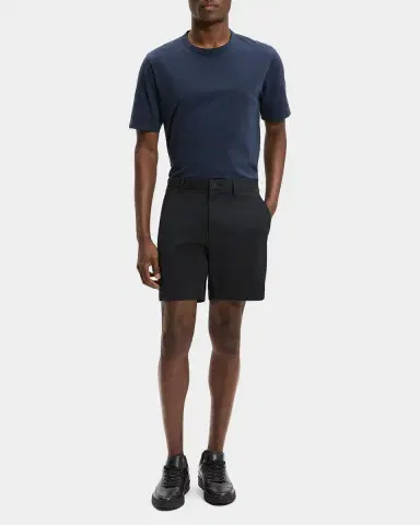Theory Men's Zaine Nylon 7" Inseam Flat-Front Shorts | Thumbnail 2 Theory Men's Zaine Nylon 7" Inseam Flat-Front Shorts | Thumbnail 2