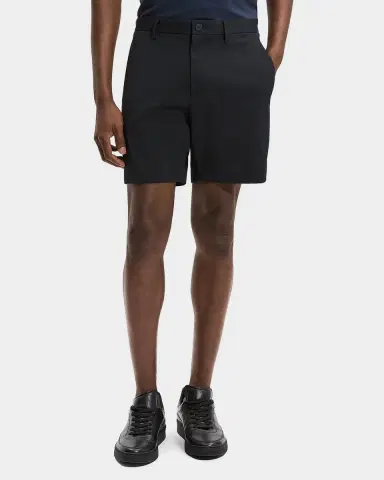 Theory Men's Zaine Nylon 7" Inseam Flat-Front Shorts | Thumbnail 4 Theory Men's Zaine Nylon 7" Inseam Flat-Front Shorts | Thumbnail 4