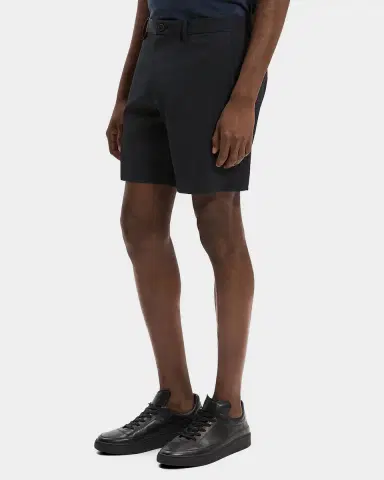 Theory Men's Zaine Nylon 7" Inseam Flat-Front Shorts | Thumbnail 6 Theory Men's Zaine Nylon 7" Inseam Flat-Front Shorts | Thumbnail 6