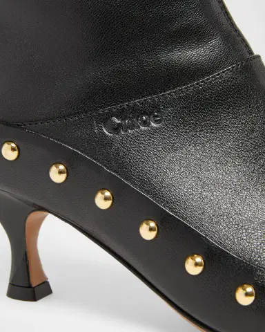 Chloé Junie Studded Leather Ankle Boots | Thumbnail 2 Chloé Junie Studded Leather Ankle Boots | Thumbnail 2