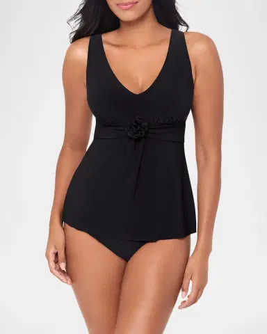 Magicsuit Solid Hadee Tankini Swim Top | Thumbnail 2 Magicsuit Solid Hadee Tankini Swim Top | Thumbnail 2