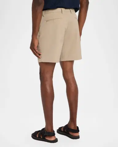 Theory Men's Zaine Nylon 7" Inseam Flat-Front Shorts | Thumbnail 3 Theory Men's Zaine Nylon 7" Inseam Flat-Front Shorts | Thumbnail 3