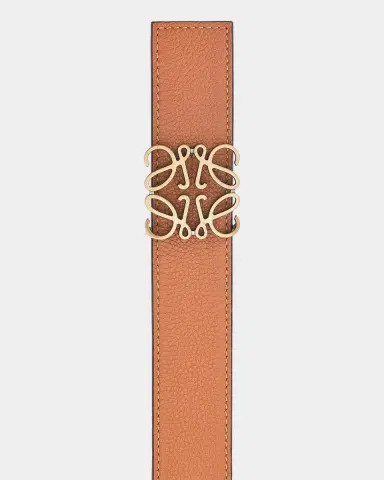 Loewe Men's Reversible Anagram Leather Belt | Thumbnail 2 Loewe Men's Reversible Anagram Leather Belt | Thumbnail 2
