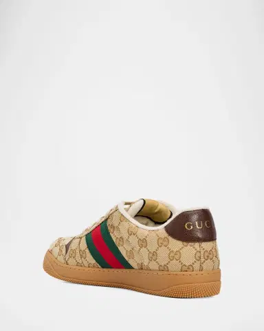 Gucci Men's Screener Low-Top Sneakers | Thumbnail 3 Gucci Men's Screener Low-Top Sneakers | Thumbnail 3