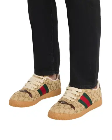 Gucci Men's Screener Low-Top Sneakers | Thumbnail 1 Gucci Men's Screener Low-Top Sneakers | Thumbnail 1
