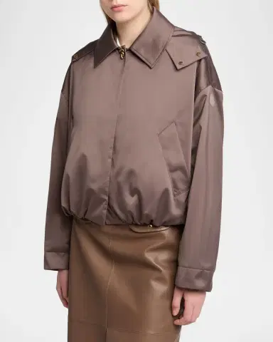 Moncler Chevreuil Duchesse Short Down Jacket | Thumbnail 4 Moncler Chevreuil Duchesse Short Down Jacket | Thumbnail 4