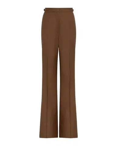 Gabriela Hearst Vesta High-Waist Wool-Silk Straight-Leg Pants | Thumbnail 1 Gabriela Hearst Vesta High-Waist Wool-Silk Straight-Leg Pants | Thumbnail 1