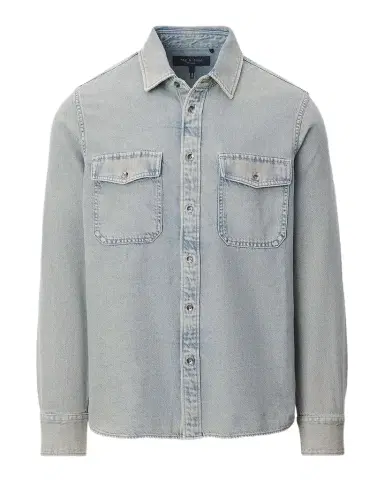 rag & bone Men 's Infuse Denim Overshirt | Thumbnail 1 rag & bone Men 's Infuse Denim Overshirt | Thumbnail 1