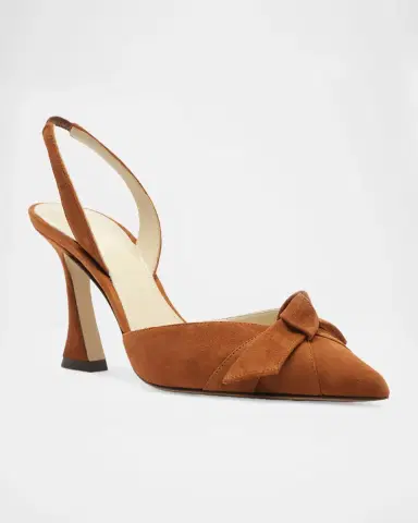 Alexandre Birman 85mm Clarita Suede Slingback Pumps | Thumbnail 2 Alexandre Birman 85mm Clarita Suede Slingback Pumps | Thumbnail 2