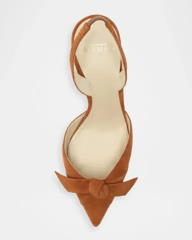 Alexandre Birman 85mm Clarita Suede Slingback Pumps | Thumbnail 6 Alexandre Birman 85mm Clarita Suede Slingback Pumps | Thumbnail 6