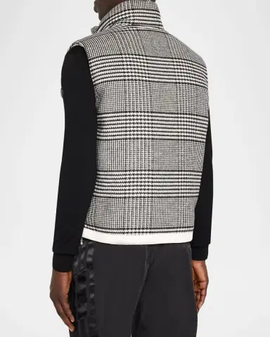 Moncler Men's Gienah Reversible Wool-Blend Down Vest | Thumbnail 3 Moncler Men's Gienah Reversible Wool-Blend Down Vest | Thumbnail 3