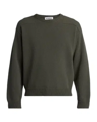 Jil Sander Men's Wool-Blend Crewneck Sweater | Thumbnail 1 Jil Sander Men's Wool-Blend Crewneck Sweater | Thumbnail 1