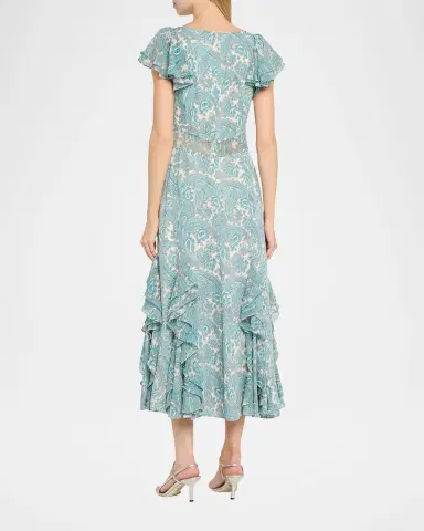 Cinq à Sept Hendrix Paisley Maxi Dress | Thumbnail 3 Cinq à Sept Hendrix Paisley Maxi Dress | Thumbnail 3