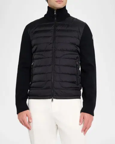 Moncler Men's Mock Turtleneck Jacket | Thumbnail 4 Moncler Men's Mock Turtleneck Jacket | Thumbnail 4