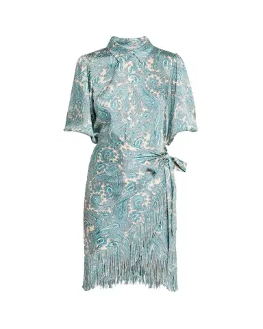 Cinq à Sept Hendrix Paisley Mini Shirtdress | Thumbnail 1 Cinq à Sept Hendrix Paisley Mini Shirtdress | Thumbnail 1