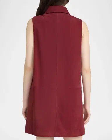 Frame The Suede City Mini Shift Dress | Thumbnail 3 Frame The Suede City Mini Shift Dress | Thumbnail 3