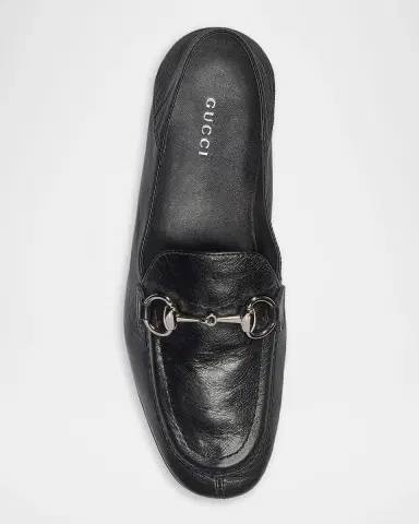 Gucci Jordaan Soft Leather Loafers with Horsebit | Thumbnail 3 Gucci Jordaan Soft Leather Loafers with Horsebit | Thumbnail 3