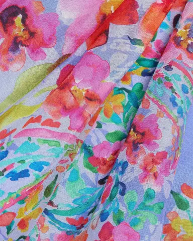 Johnny Was Suzy Floral-Print Ruffle Mini Dress | Thumbnail 6 Johnny Was Suzy Floral-Print Ruffle Mini Dress | Thumbnail 6