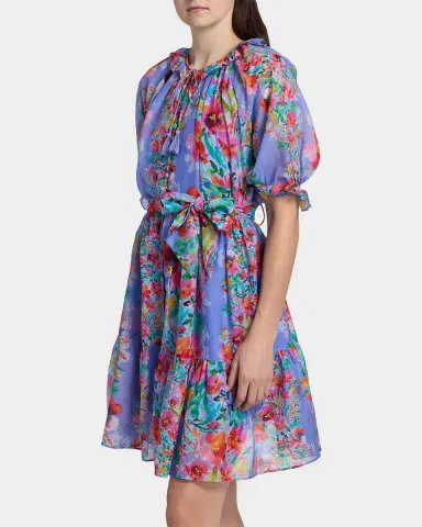 Johnny Was Suzy Floral-Print Ruffle Mini Dress | Thumbnail 7 Johnny Was Suzy Floral-Print Ruffle Mini Dress | Thumbnail 7