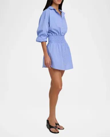Favorite Daughter The Waist Not Striped Mini Dress | Thumbnail 4 Favorite Daughter The Waist Not Striped Mini Dress | Thumbnail 4