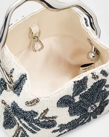 Cult Gaia Solene Mini Sculptural Beaded Top-Handle Bag | Thumbnail 3 Cult Gaia Solene Mini Sculptural Beaded Top-Handle Bag | Thumbnail 3