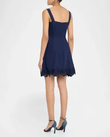 Generation Love Ive Lace-Trim Linen Mini Dress | Thumbnail 3 Generation Love Ive Lace-Trim Linen Mini Dress | Thumbnail 3