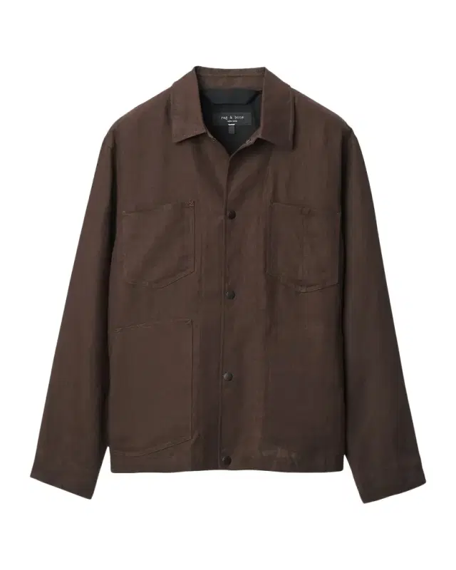 Men 's Calder Linen Overshirt Men 's Calder Linen Overshirt