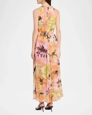 Dorothee Schumacher Floral Dream Sleeveless Georgette Midi Dress | Thumbnail 3 Dorothee Schumacher Floral Dream Sleeveless Georgette Midi Dress | Thumbnail 3