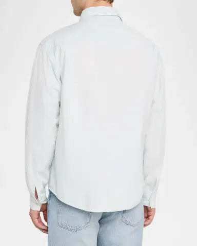 FRAME Men's Cotton Denim Shirt | Thumbnail 3 FRAME Men's Cotton Denim Shirt | Thumbnail 3