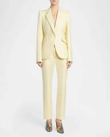 McQueen Low-Rise Cigarette Trousers | Thumbnail 2 McQueen Low-Rise Cigarette Trousers | Thumbnail 2