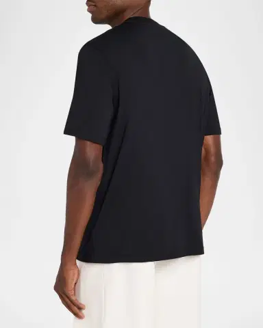 Amiri Men's Cotton and Modal Logo-Crewneck T-Shirt | Thumbnail 2 Amiri Men's Cotton and Modal Logo-Crewneck T-Shirt | Thumbnail 2