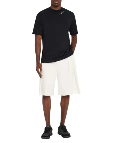 Amiri Men's Cotton and Modal Logo-Crewneck T-Shirt | Thumbnail 1 Amiri Men's Cotton and Modal Logo-Crewneck T-Shirt | Thumbnail 1