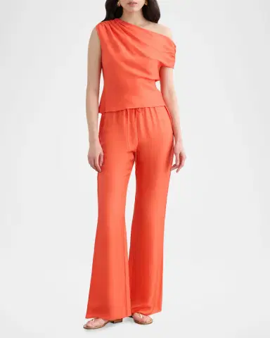 Toccin Nela Drawstring Flare Pants | Thumbnail 2 Toccin Nela Drawstring Flare Pants | Thumbnail 2