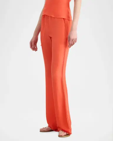Toccin Nela Drawstring Flare Pants | Thumbnail 4 Toccin Nela Drawstring Flare Pants | Thumbnail 4